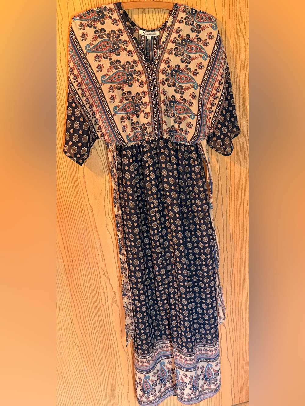 Stilettos  bohemian-style paisley maxi 
Dress